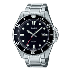 Casio Men's Analog Sporty Stainless Steel Band Watch MDV107D-1A1